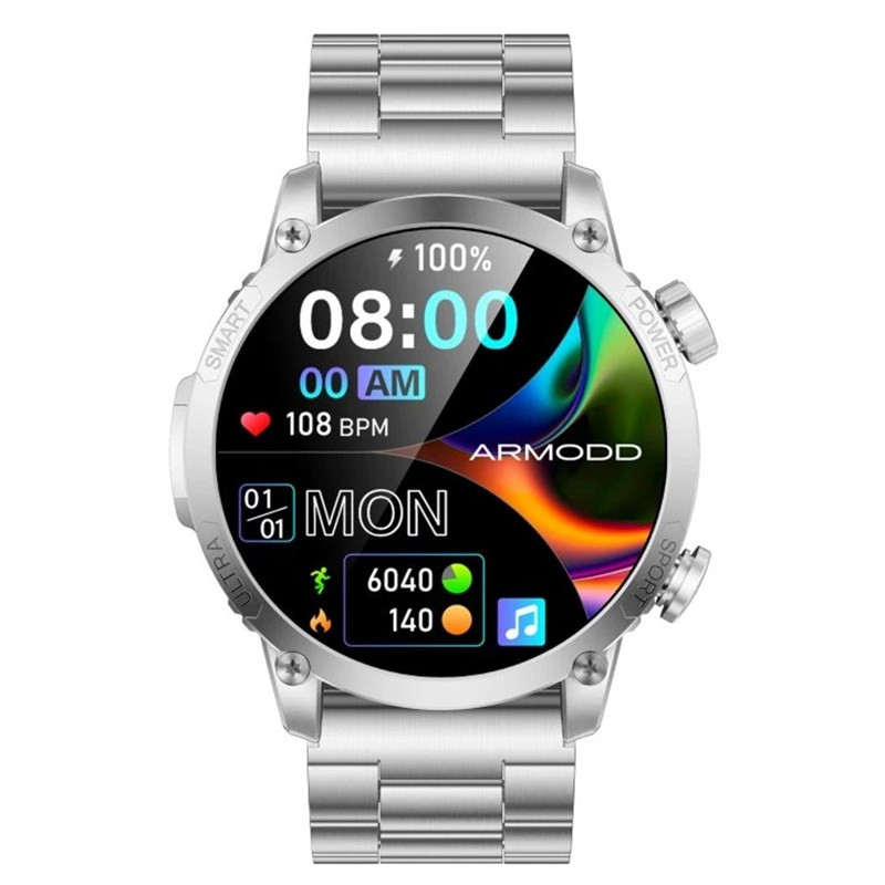 Armodd Silentwatch 7 Pro GPS Srebrny