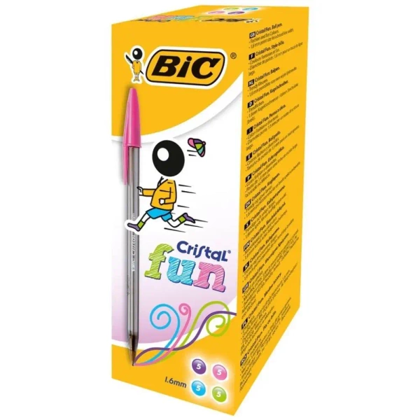 Długopis Cristal Fun 1,6mm mix (20szt) BIC