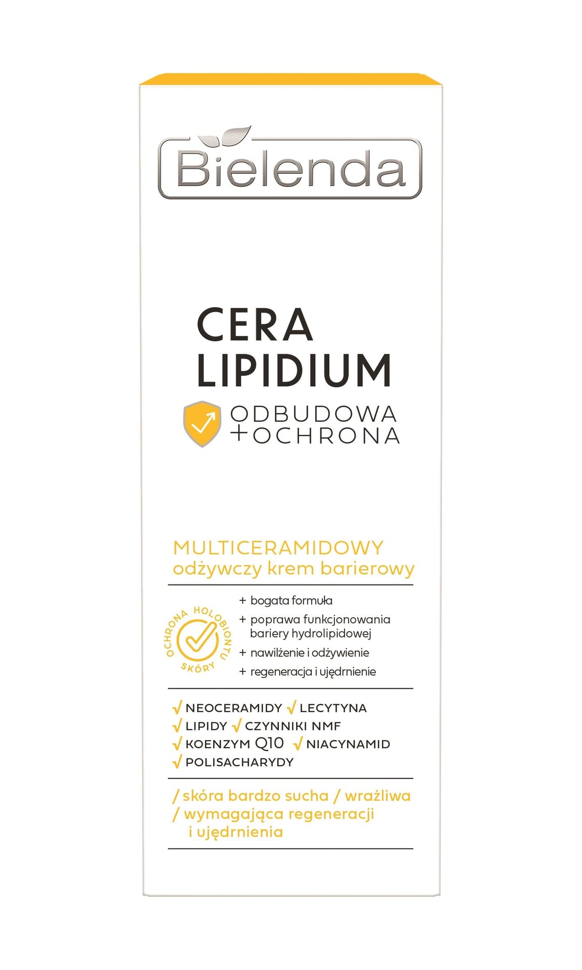 BIELENDA Cera Lipidium Odbudowa + Ochrona Multiceramidowy odżywczy krem barierowy 50 ml