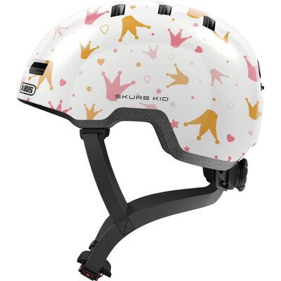 Kask ABUS Skurb Kid Crowns Biały dla Dzieci ( S)