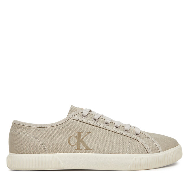 Tenisówki Calvin Klein Jeans Ess Vulc Low Cv Mg Wn YW0YW01762 Beżowy