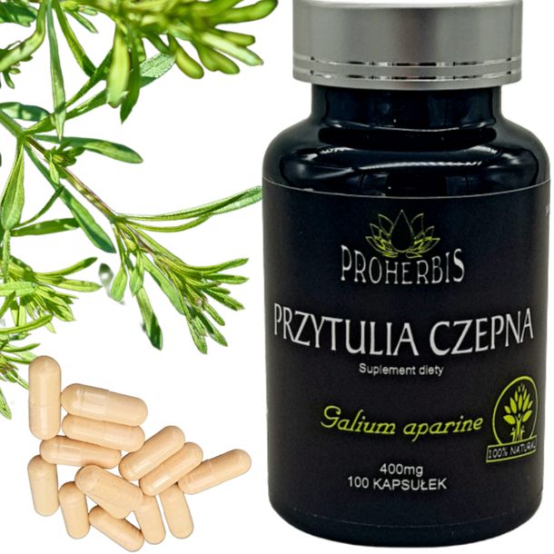 Proherbis Przytulia czepna Suplement diety 100 kaps.