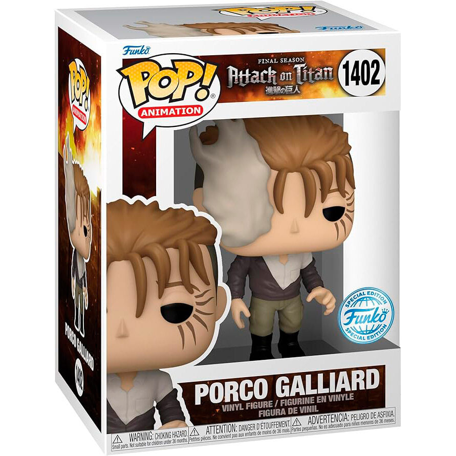 Figurka Funko POP Attack On Titan Porco Galliard Exclusive 9 cm (889698712514)
