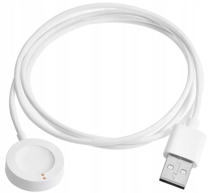 KABEL PODSTAWKA ŁADUJĄCA DOCK USB ŁADOWARKA DO ZEGARKA FOSSIL GEN 4 / GEN 5 (biała