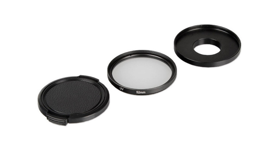 Ravencam Filtr UV 37mm adapter GP120 Hero 3 4