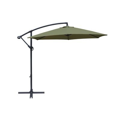 Parasol ogrodowy boczny oliwkowy 270 cm