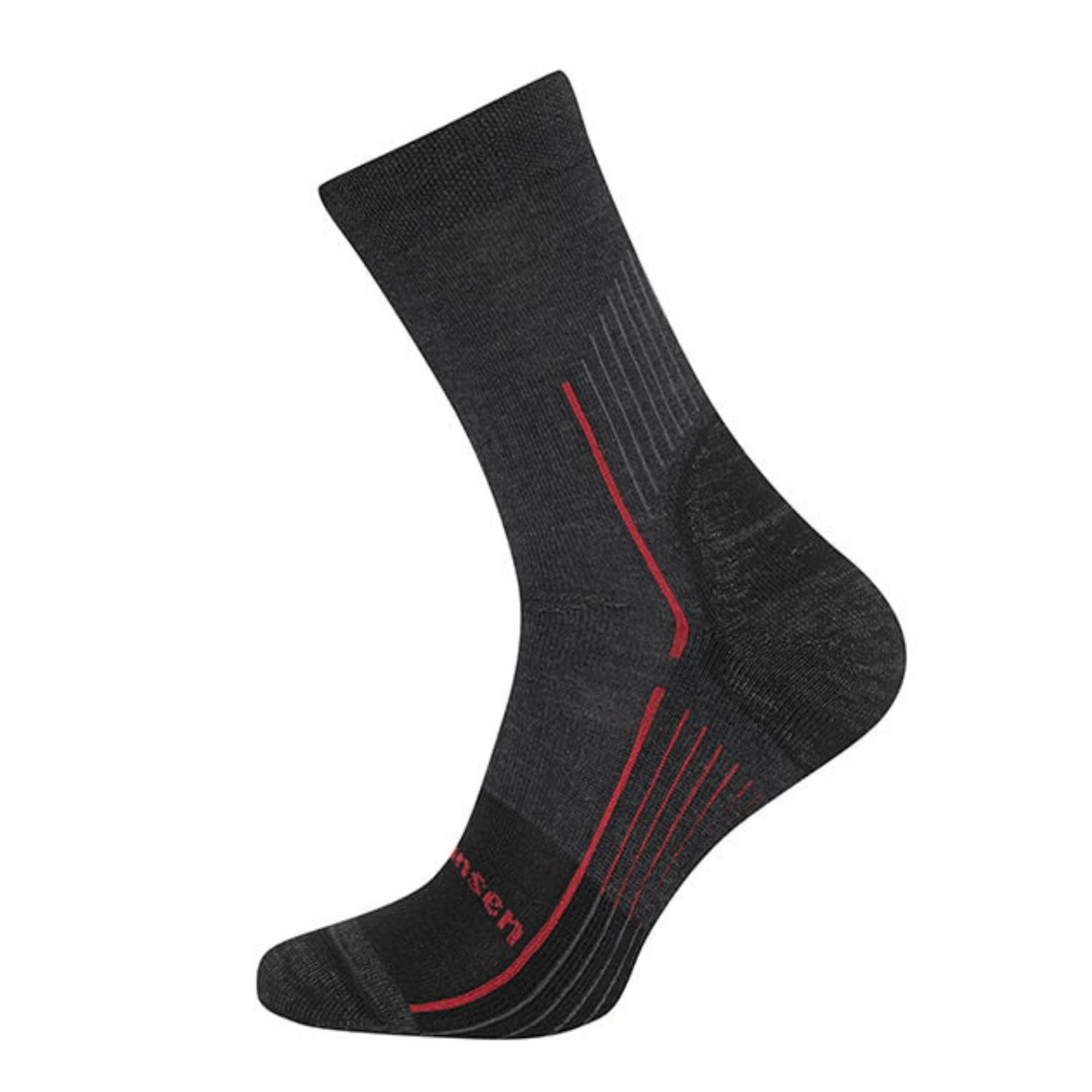 Skarpety z wełną merino Fjord Nansen Axter Kevlar black/oaky - 35-38