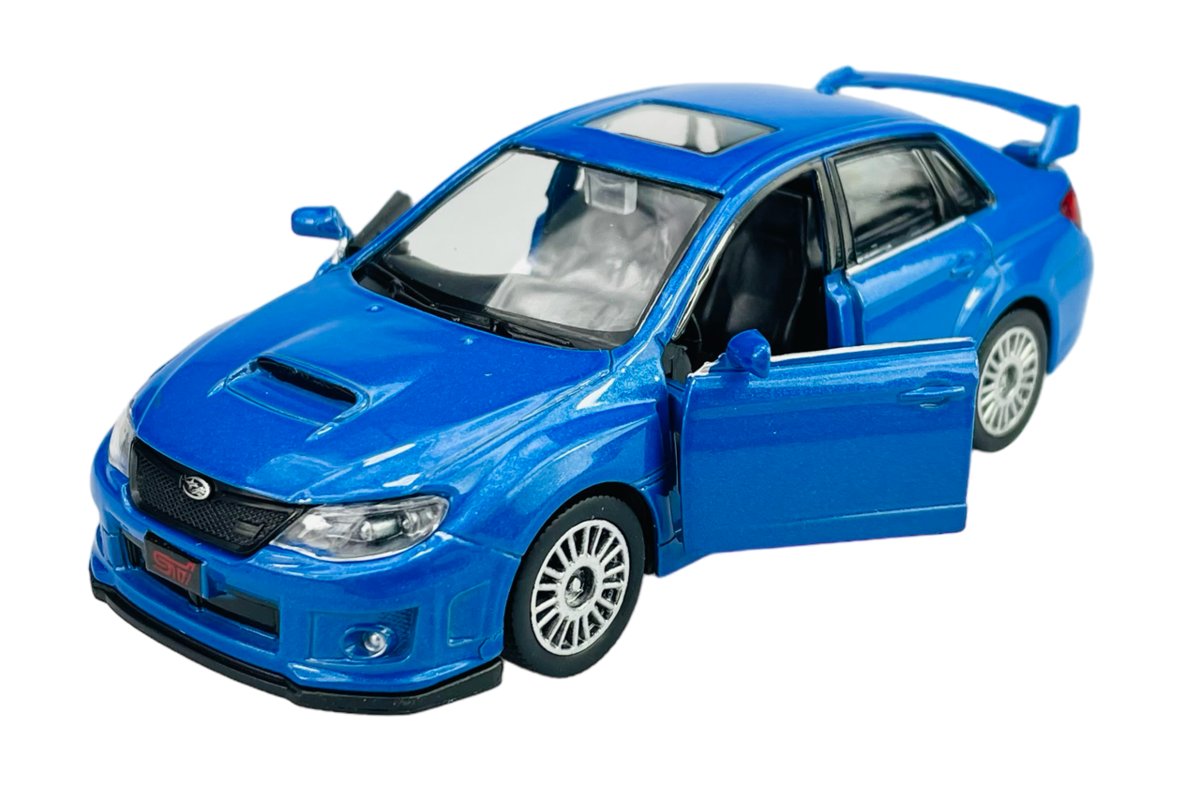RMZ City SUBARU WRX STI NIEBIESKI 12cm