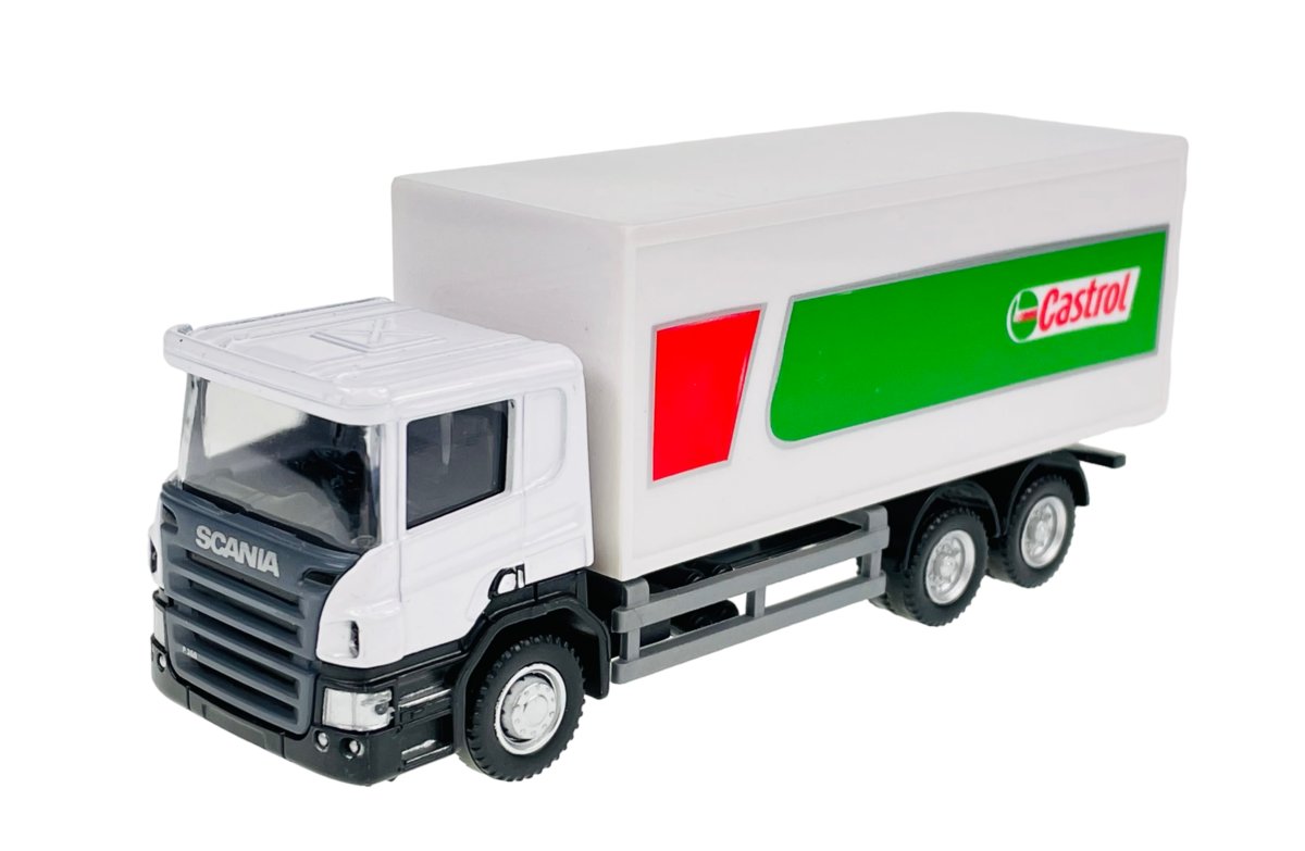 RMZ CITY SCANIA P-SERIES CASTROL CIĘŻARÓWKA 1:64