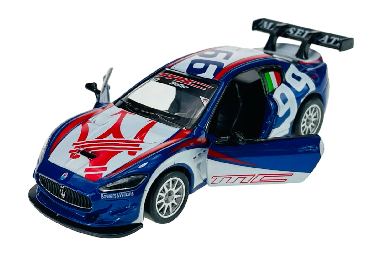 MSZ MASERATI GRAN TURISMO MC GT4 NIEBIESKO-CZERWONY 1:43