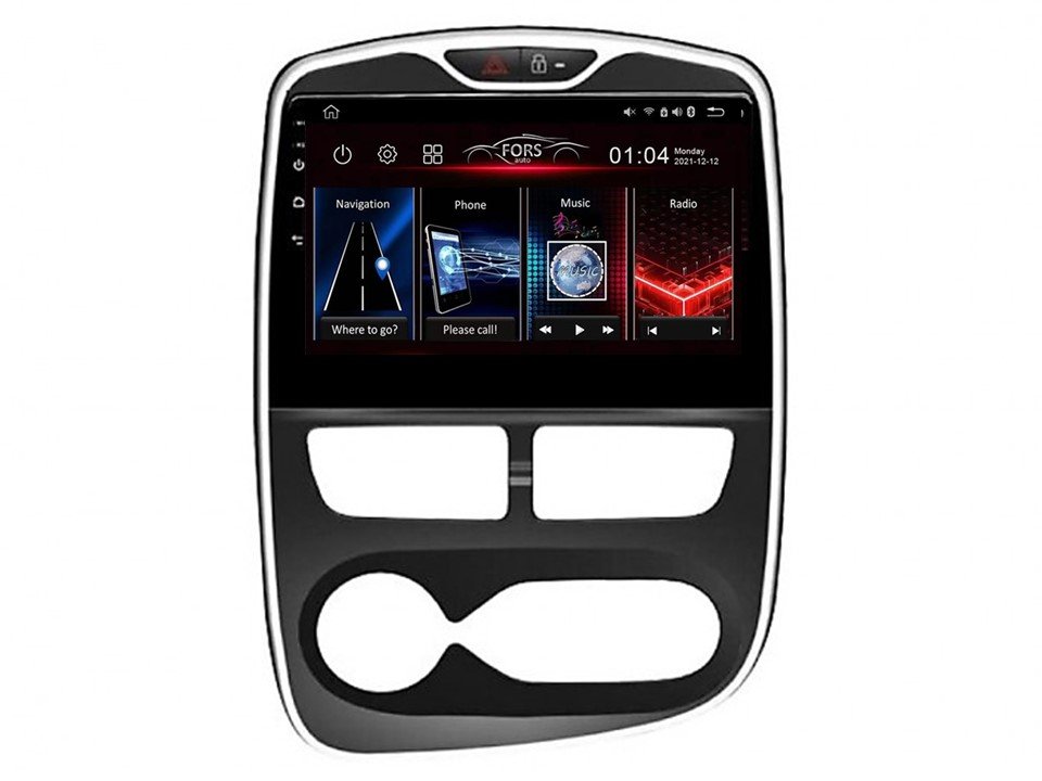Radio Android FS2-Pro Clio 2012-2015 2/32 CarPlay Android Auto 8-core