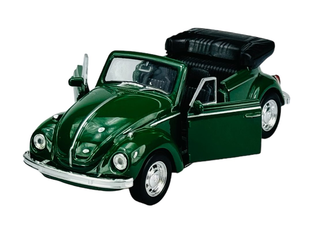 WELLY VW VOLKSWAGEN BEETLE ZIELONY BEZ DACHU 1:34 42343