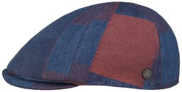 Kaszkiet Coloured Patches by Lierys, niebiesko-czerwony, L (58-59 cm)