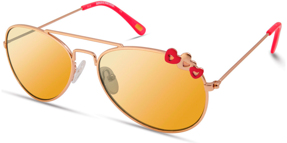 Okulary SKECHERS SE9059-5432U. Okulary przeciwsłoneczne, Kolor brązowy. Dziecko.