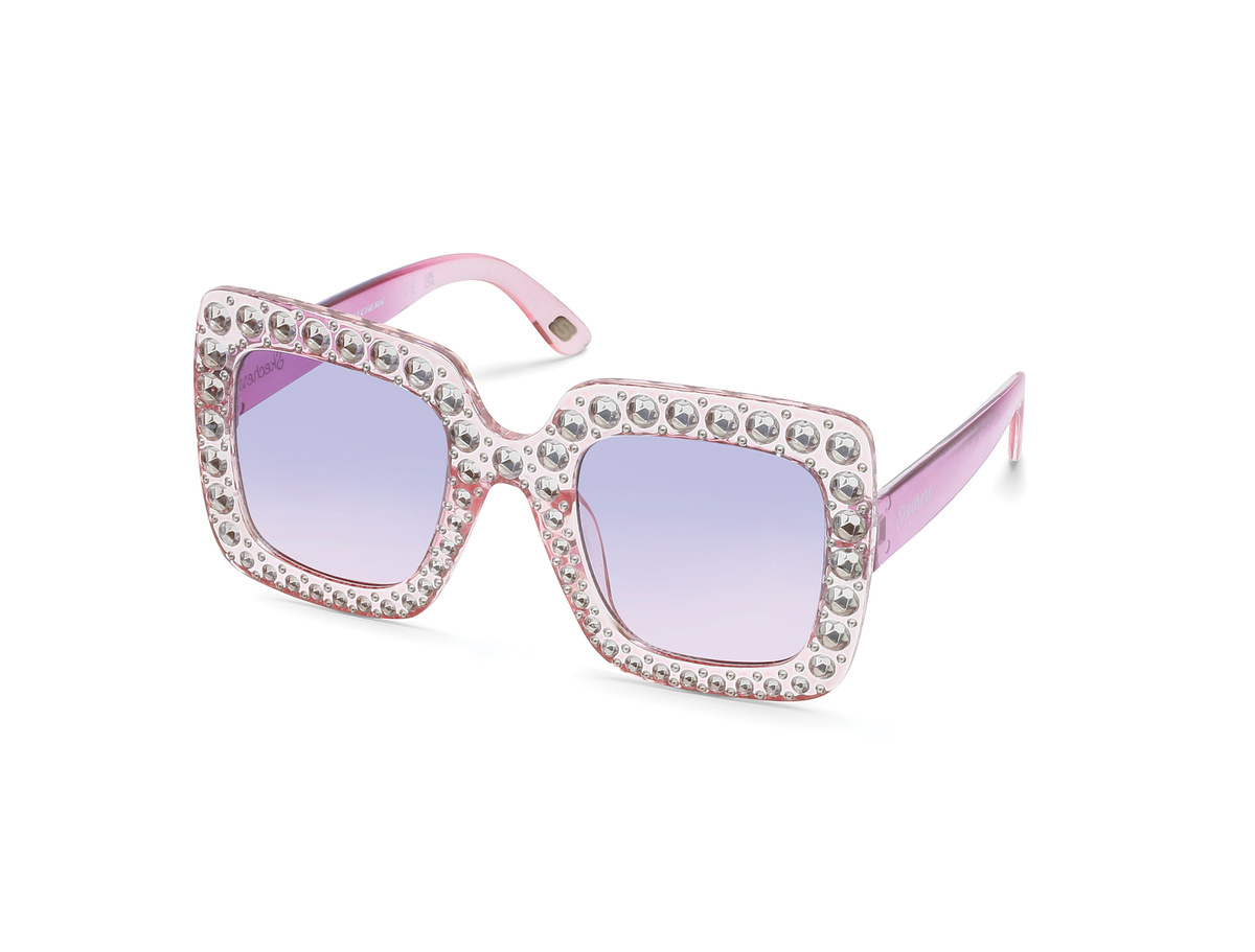 Okulary SKECHERS SE9074-4572W. Okulary przeciwsłoneczne, Kolor różowy. Dziecko.