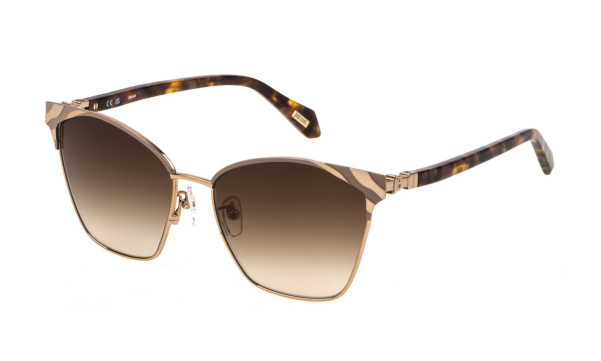 Okulary JUST CAVALLI SJC093-5802AM. Okulary przeciwsłoneczne, Kolor złoty. Kobieta.