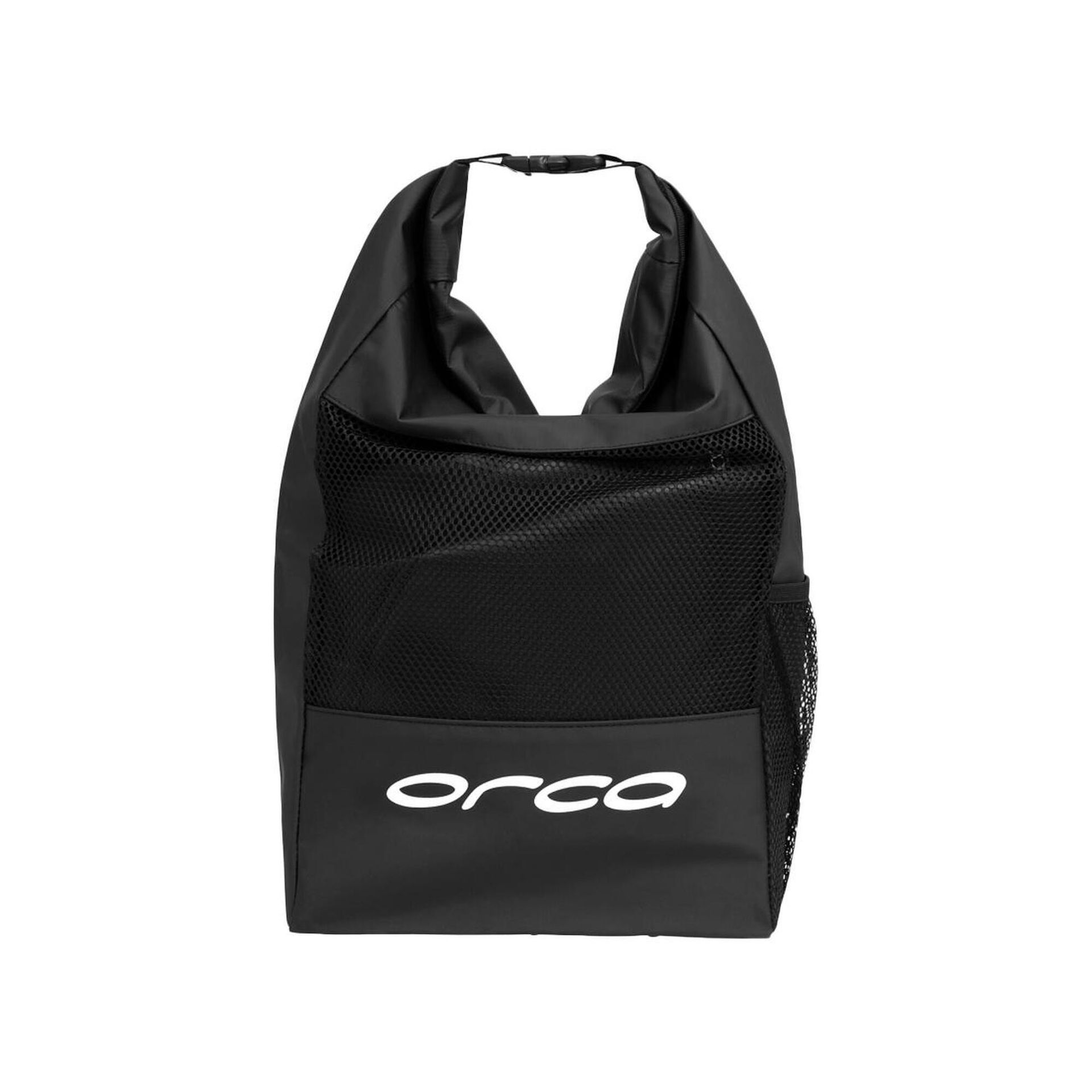 ORCA ORCA Mesh Backpack, black  2021 Triathlonowe plecaki i torby GVB00001-OSFA
