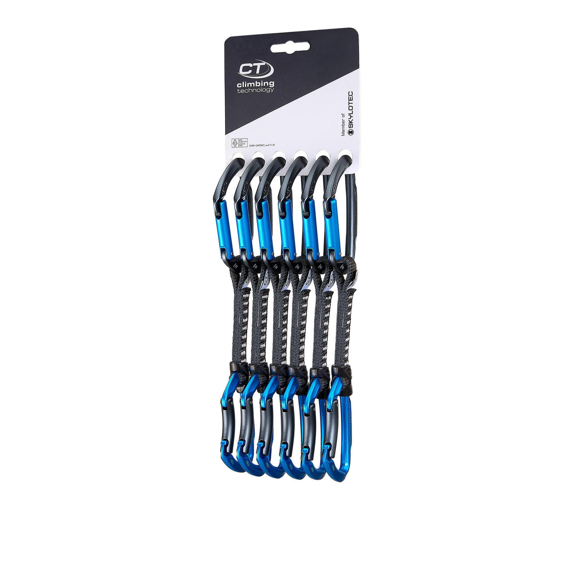 Zestaw ekspresów Climbing Technology 6X Lime Set Dy 12Cm Kolor: ciemnoniebieski
