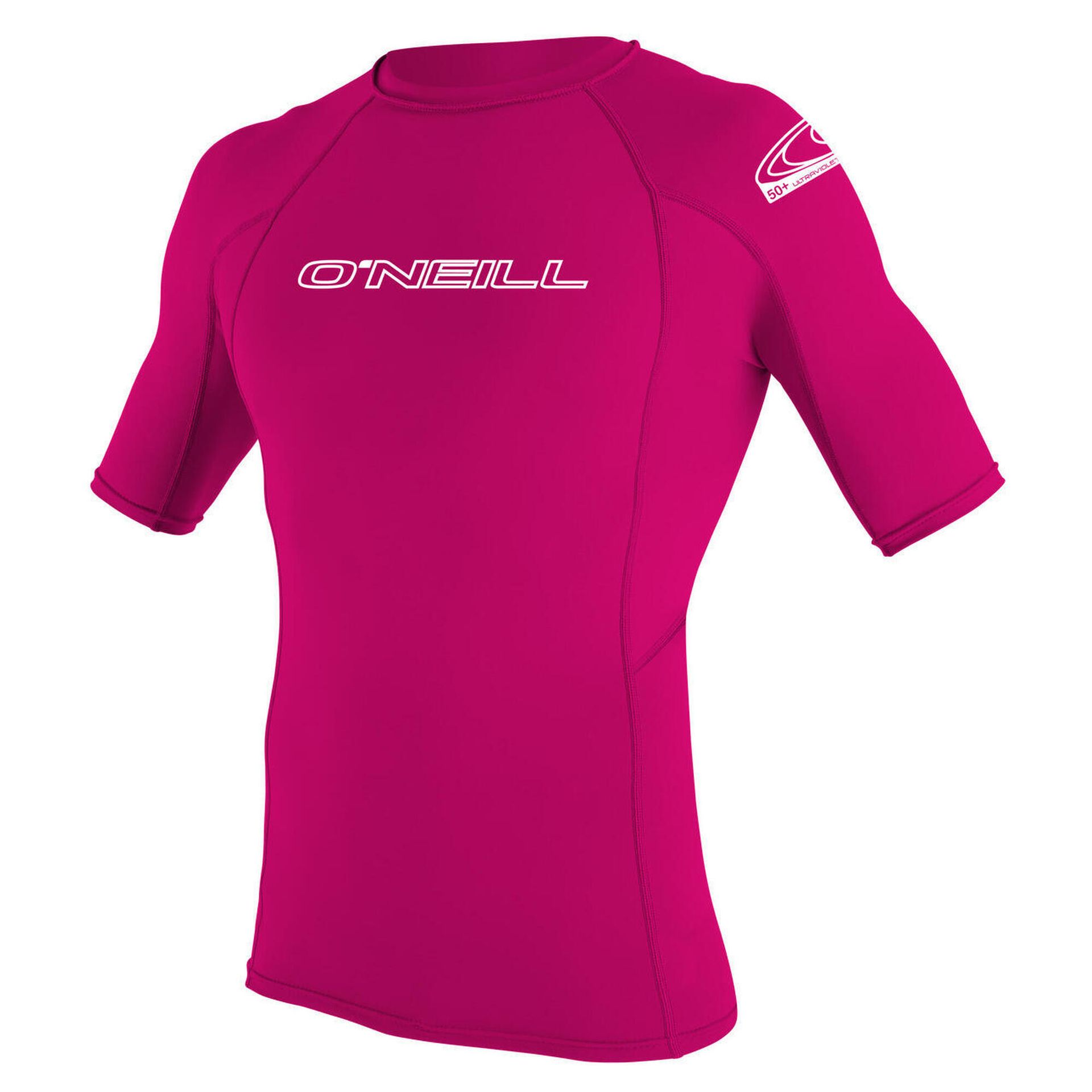 ONEILL WETSUITS O'Neill wetsuits chłopcy ochroną przed promieniami UV Youth Basic Skins S/s. Dzięki temu Mac Pro nigdy nie każe Crew, różowy 3345-182-4