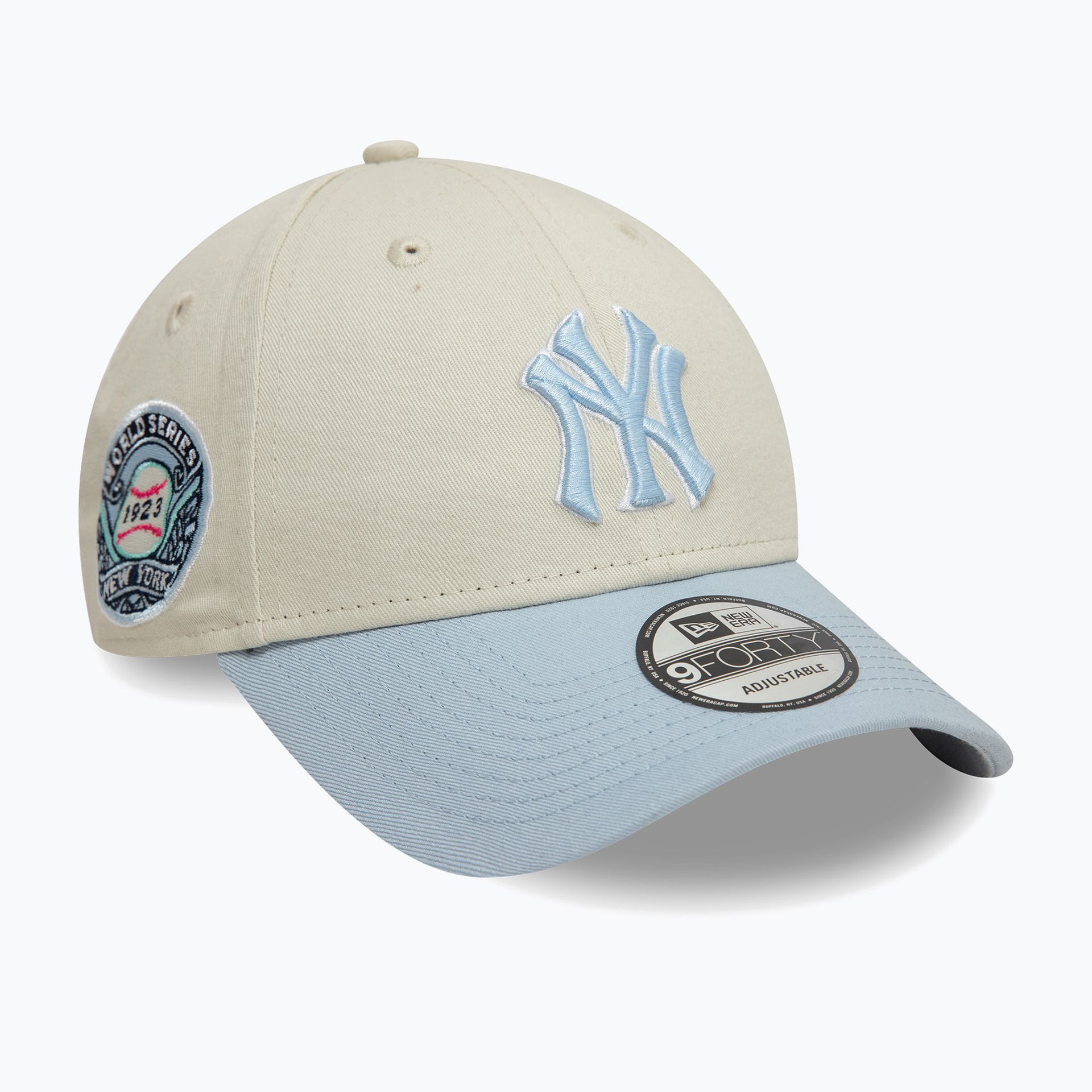 Czapka z daszkiem New Era WS Patch 9Forty New York Yankees light beige WYSYŁKA W 24H 30 DNI NA ZWROT