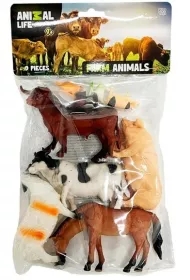 Figurki zwierzęta na farmie 9szt