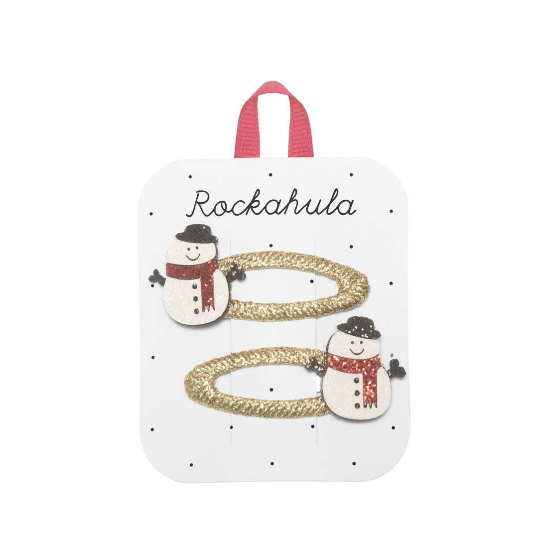 Rockahula Kids 2 spinki do włosów Snowmen