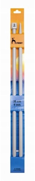 DRUTY PLASTIKOWE PROSTE PONY 35 cm 9 mm 33668