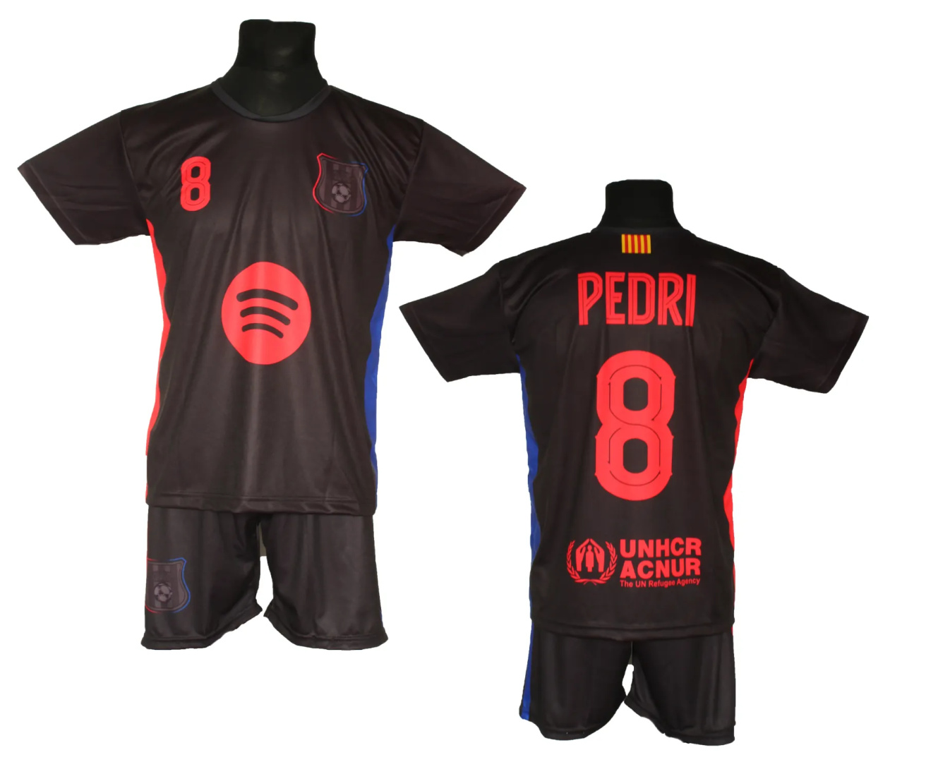 PEDRI koszulka + spodenki BARCELONA dla dzieci