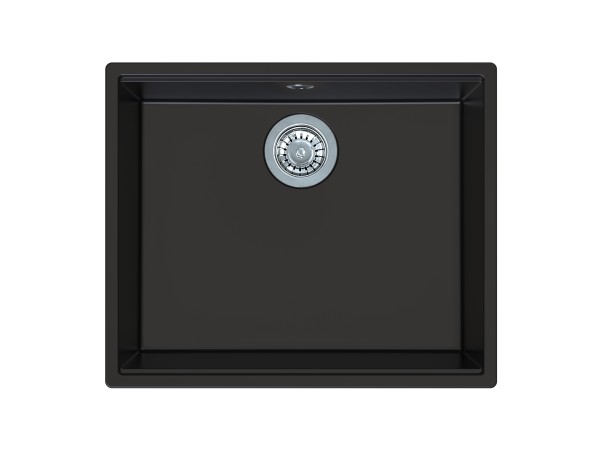 BERG ZLEW LINEA BRNL19L 1,0 OC 565x470 CZARNY BAZALT