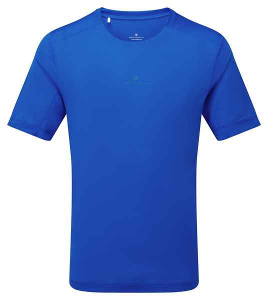 RONHILL Koszulka biegowa męska TECH S/S TEE seafaring/deep laguna