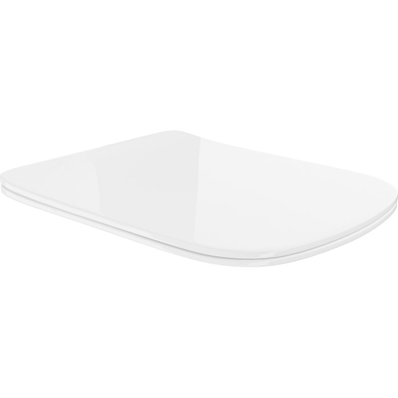 Mexen deska wolnoopadająca slim, duroplast, biała połysk - 39120100