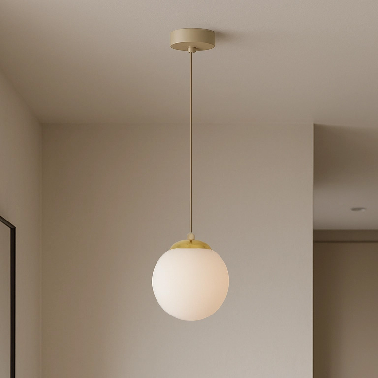 Prosta lampa wisząca z jednym kloszem K-5790 z serii SAVIA