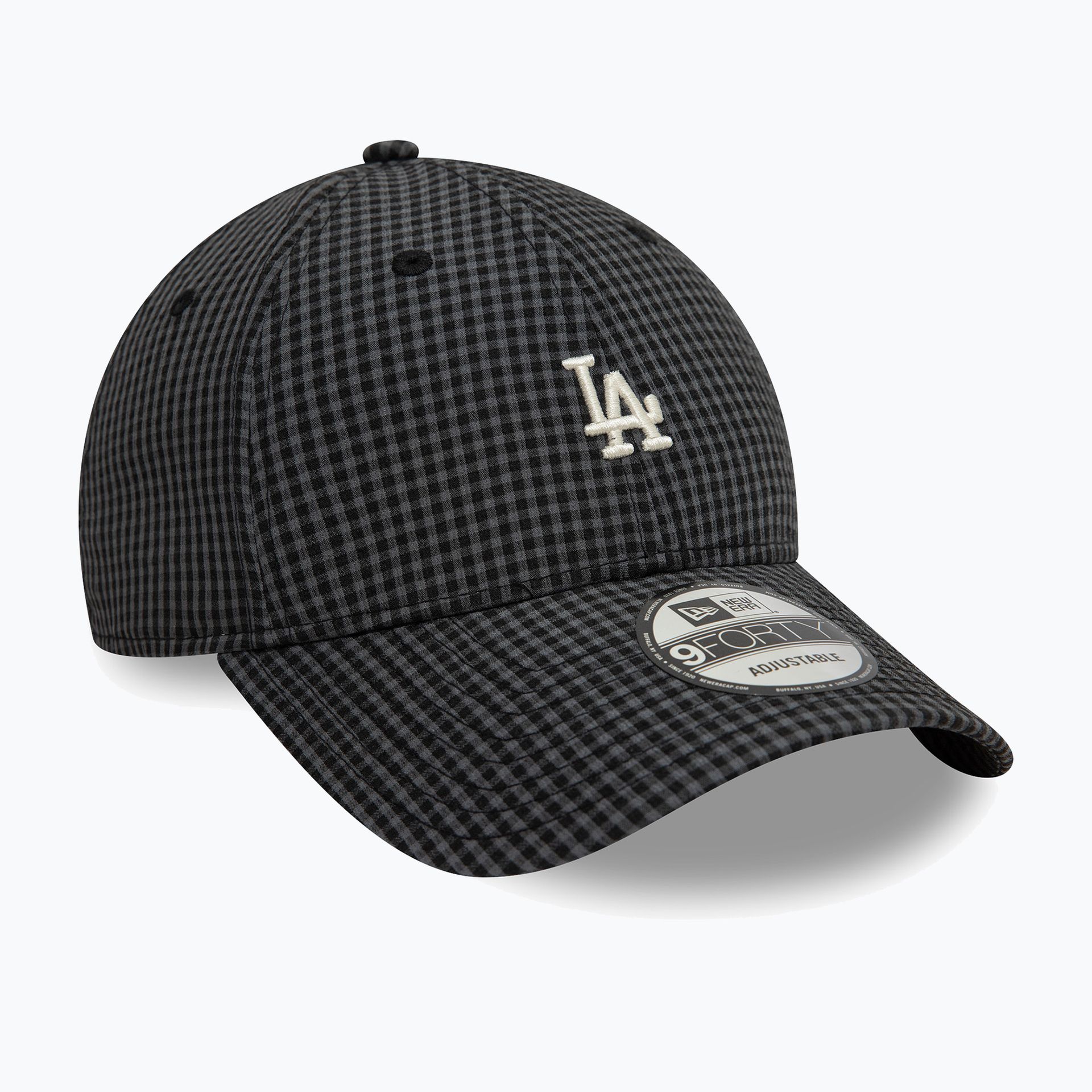 Czapka z daszkiem New Era Seersucker 9Forty Los Angeles Dodgers black WYSYŁKA W 24H 30 DNI NA ZWROT