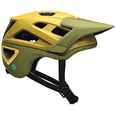 LAZER Jackal KinetiCore Złoto-zielony MTB ( M)