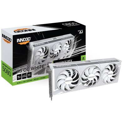INNO3D GeForce RTX 5080 X3 OC White 16GB DLSS 4 N50803-16D7X-17605211
