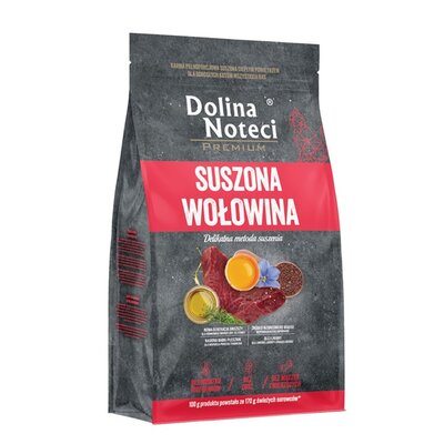 Karma dla kota suszona DOLINA NOTECI Premium Wołowina 2 kg