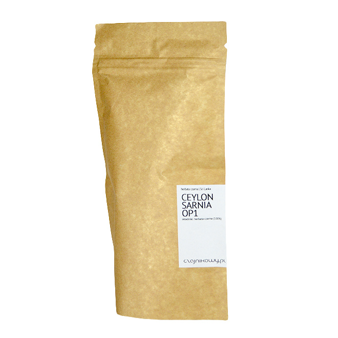 Herbata Czarna CEYLON Sarnia OP1 100g liściasta