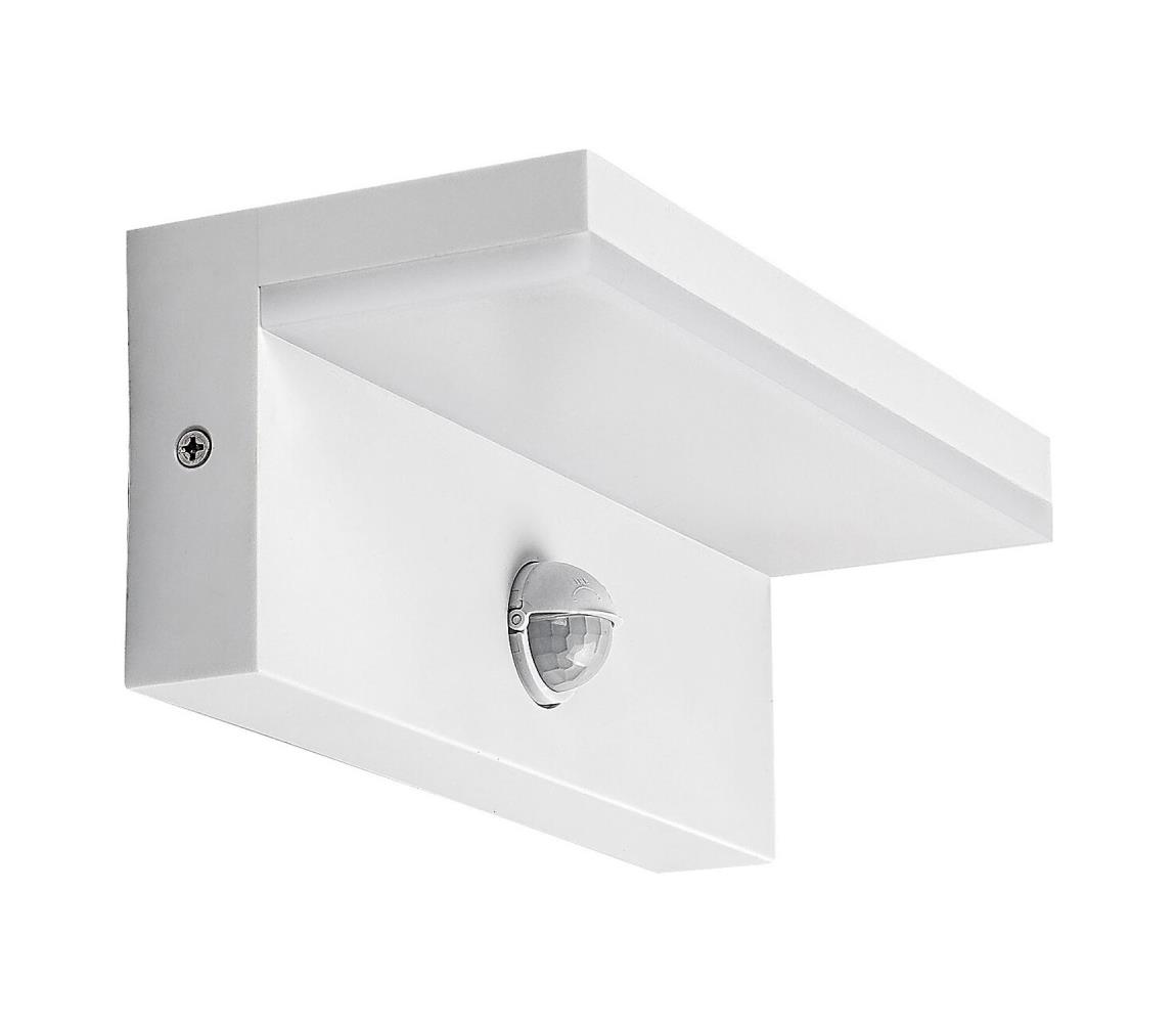Rabalux 77116-LED Zewn. naścien. lampa z czujnikiem ZARAGOZA LED/9W/230V IP54 biały