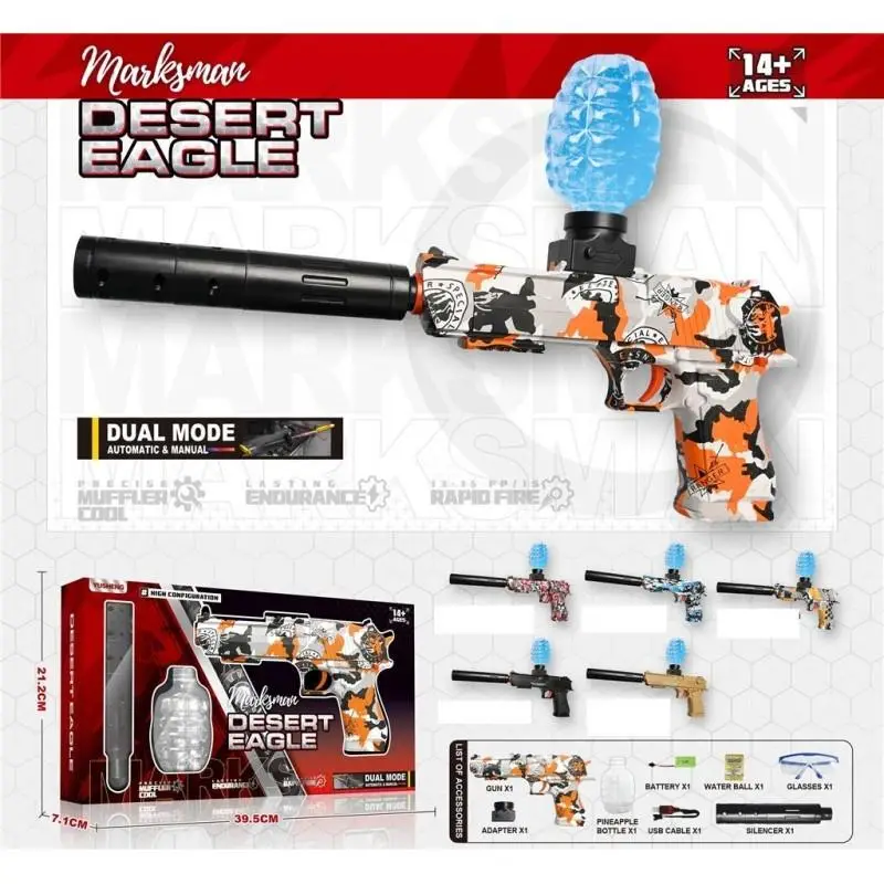 Pistolet na kulki żelowe z ładowarką - TOYS Paweł Wojda