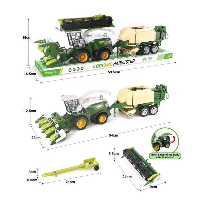 Zestaw kombajnów z prasą - TOYS Paweł Wojda