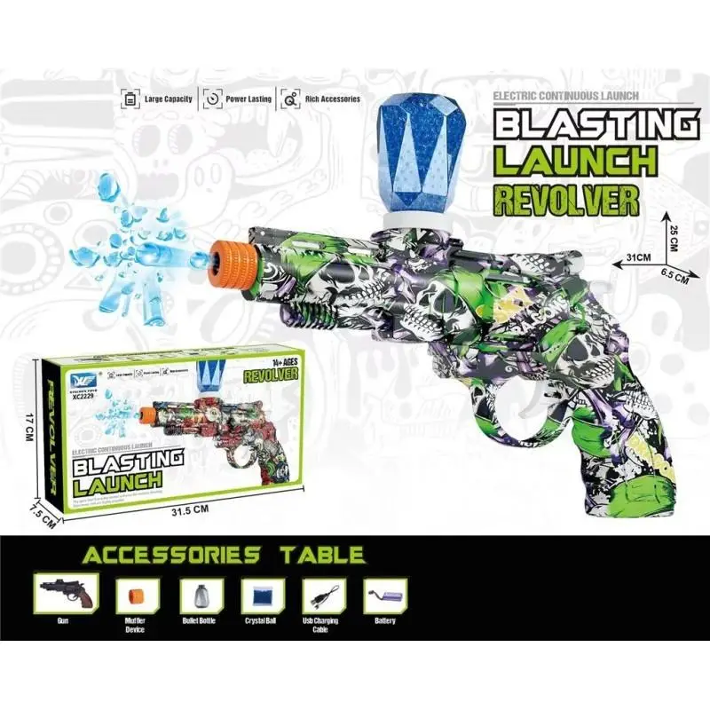 Pistolet na kulki żelowe z ładowarką - TOYS Paweł Wojda