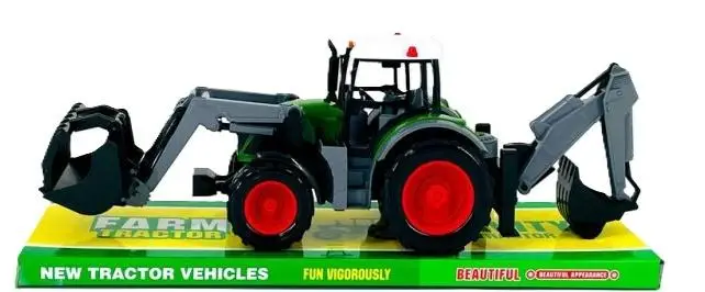 Traktor z turem i koparką - TOYS Paweł Wojda