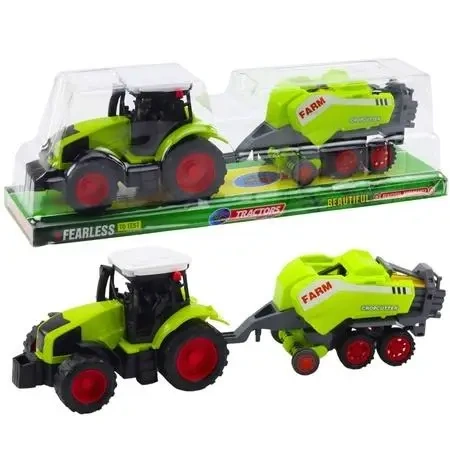 Traktor do belowania zielony - Leantoys