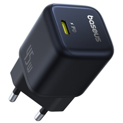 Ładowarka sieciowa BASEUS PicoGo Gan Fast Charger 45W Czarny