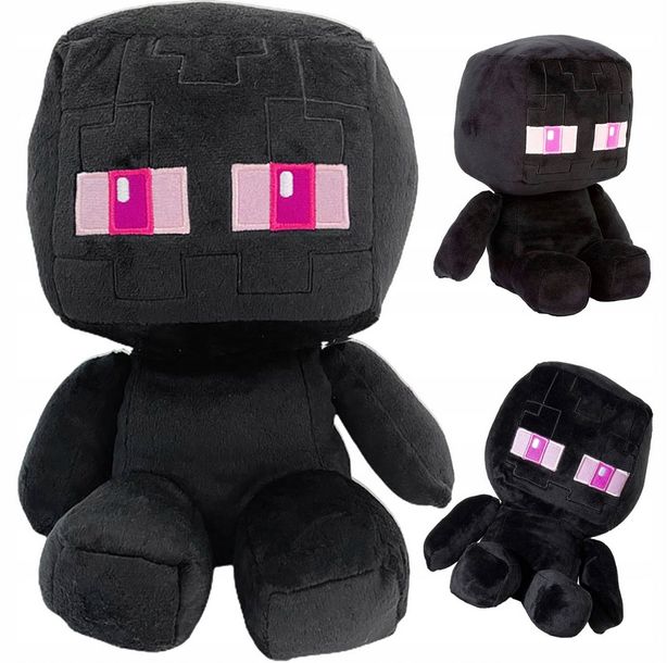 Duża Maskotka Minecraft Enderman 25 Cm Pluszowa Przytulanka Pluszak