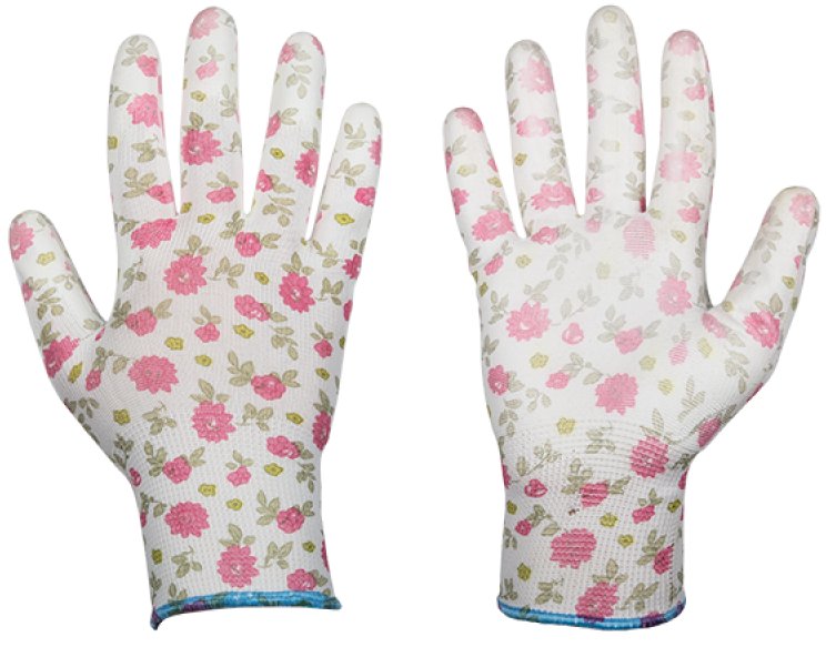 BRADAS - RWPPR8 - Rękawice ochronne PURE PRETTY, rozmiar 8 poliuretan