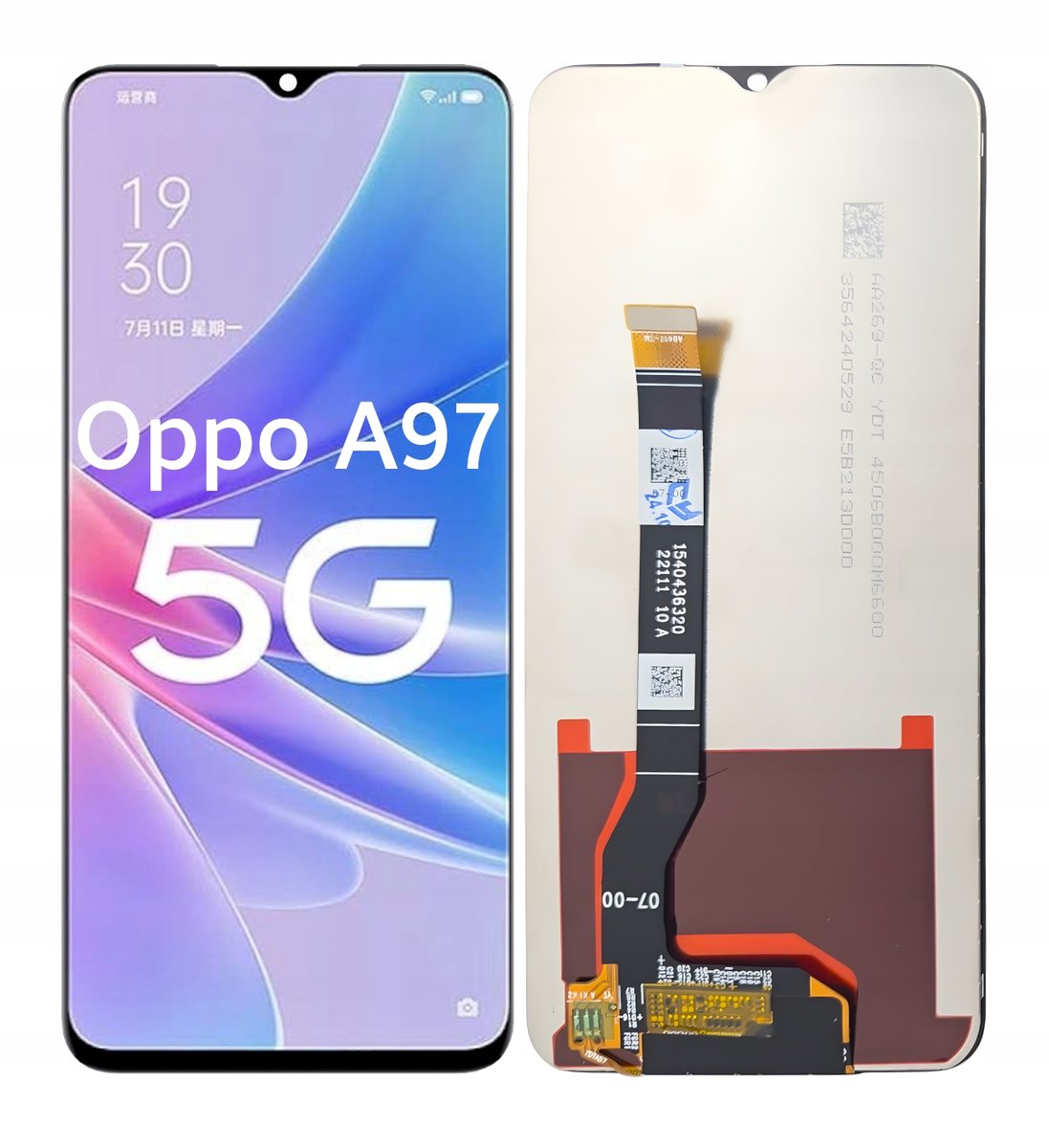 WYŚWIETLACZ EKRAN LCD SZYBKA DOTYK DO TELEFONU OPPO A97 5G PFTM10