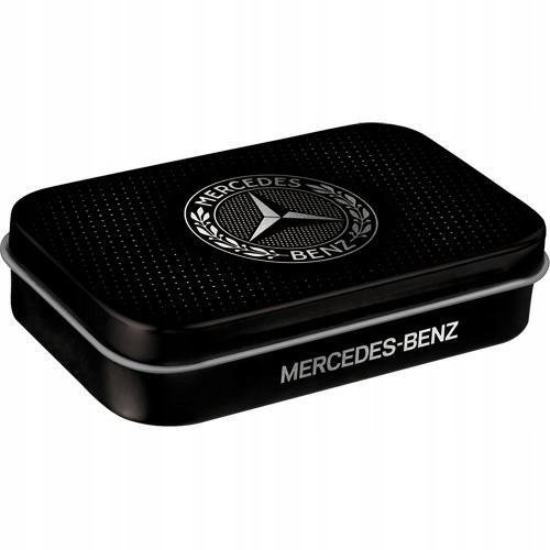 Miętówki XL MERCEDES-BENZ metal duże pudełko