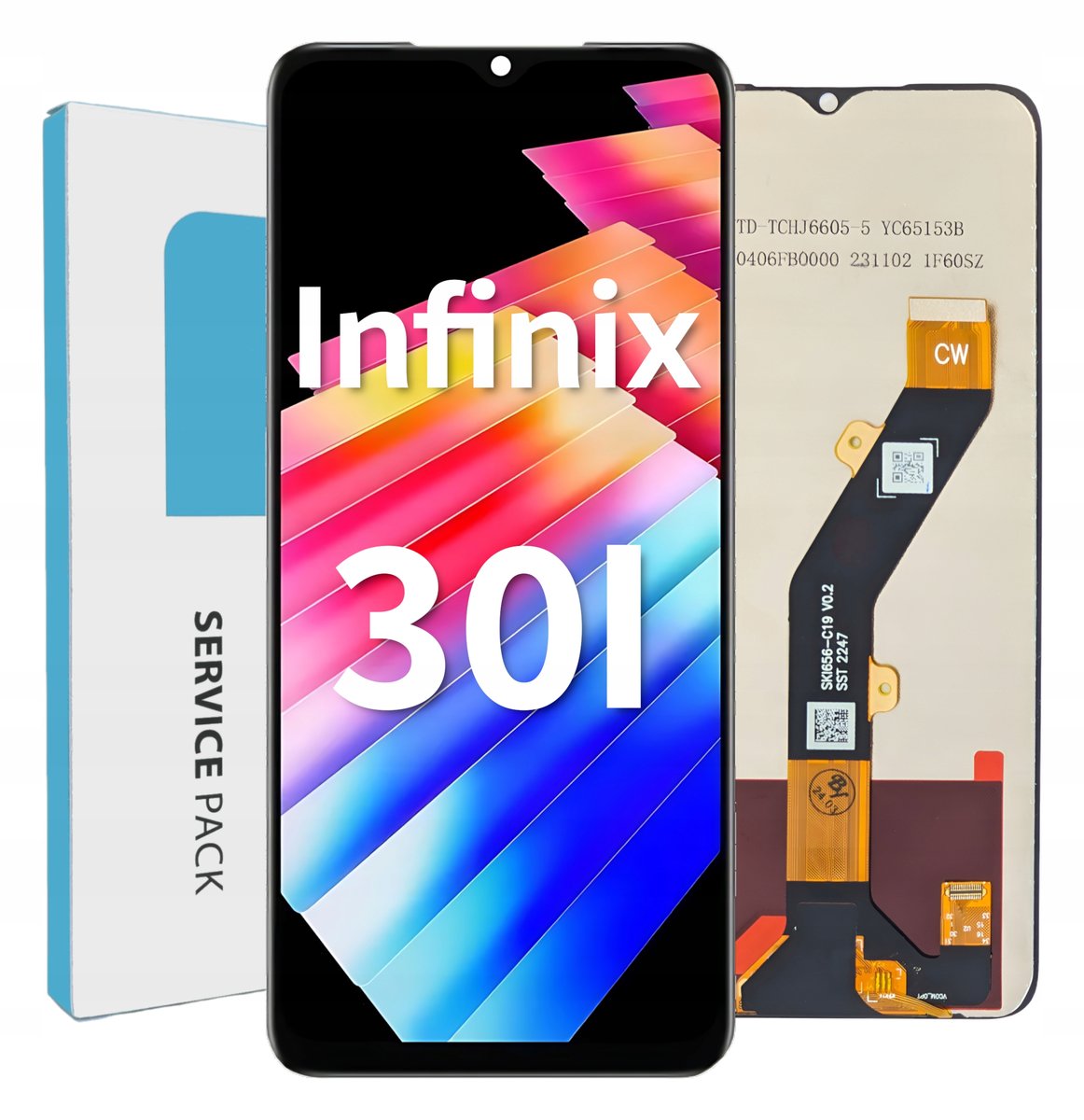 ORYGINAŁ WYŚWIETLACZ EKRAN LCD DO INFINIX HOT 30I