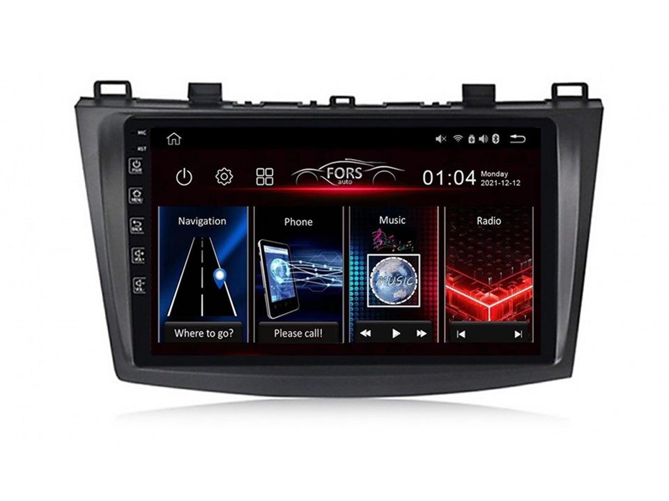 Radio Android FS2-Pro Mazda 3 2010-2016 2/32 CarPlay Android Auto 8-core
